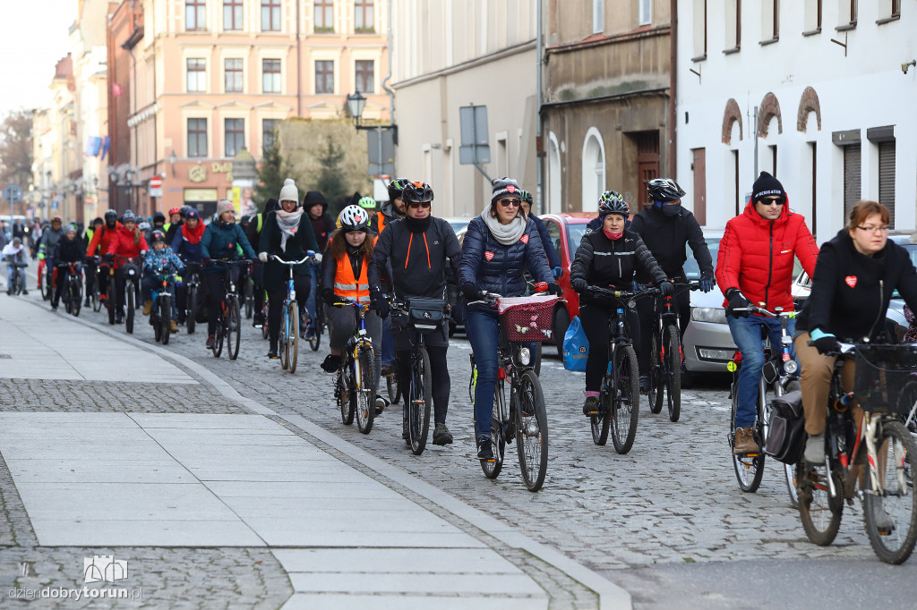 Rowerowa Masa Krytyczna pojechała dla WOŚP