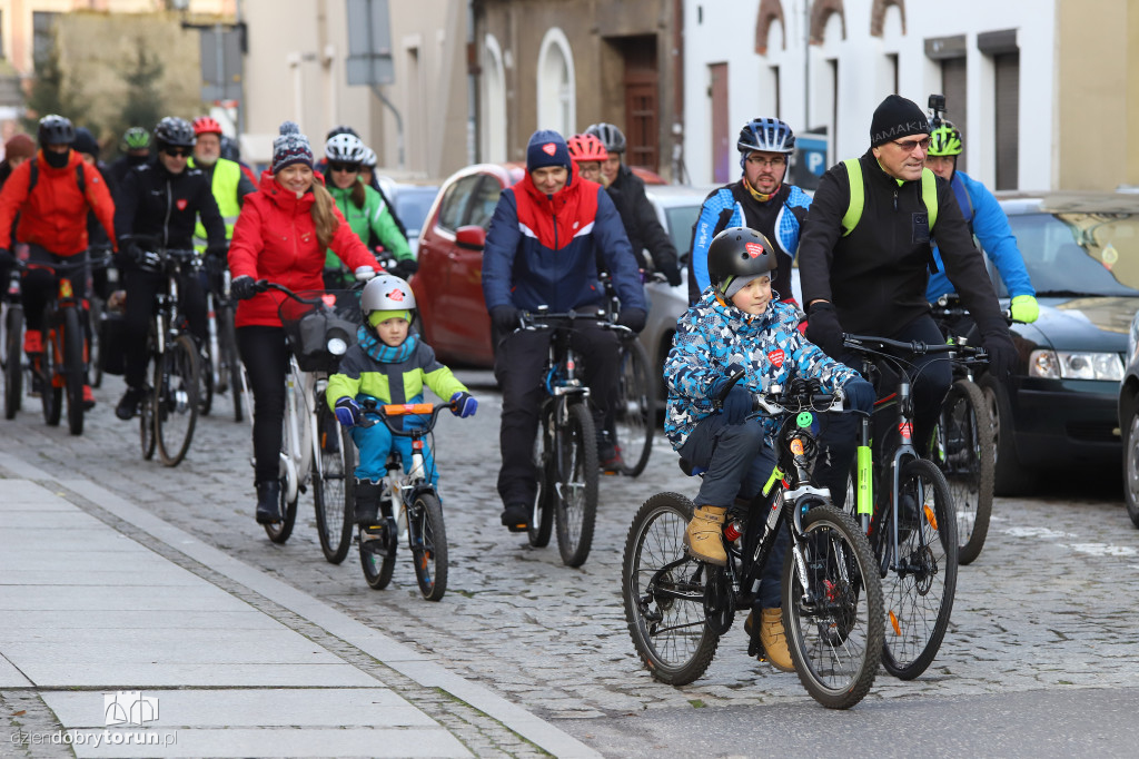 Rowerowa Masa Krytyczna pojechała dla WOŚP