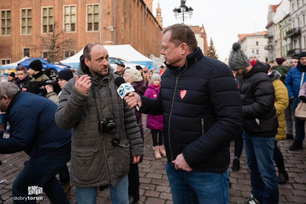 Tak wyglądała wielka ściskawa w Toruniu