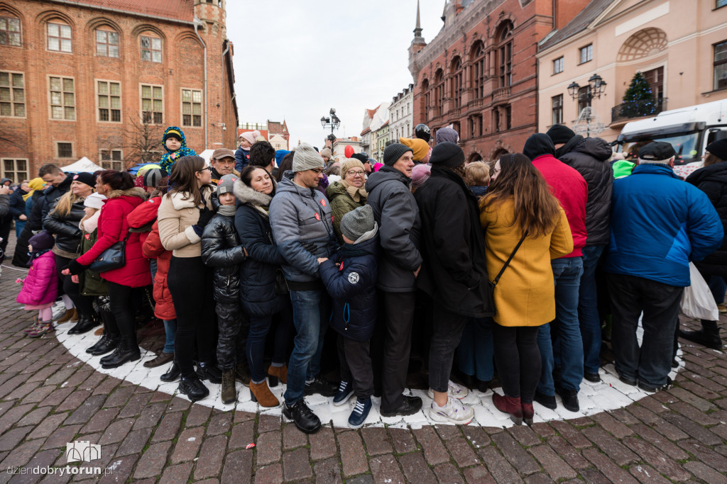 Tak wyglądała wielka ściskawa w Toruniu