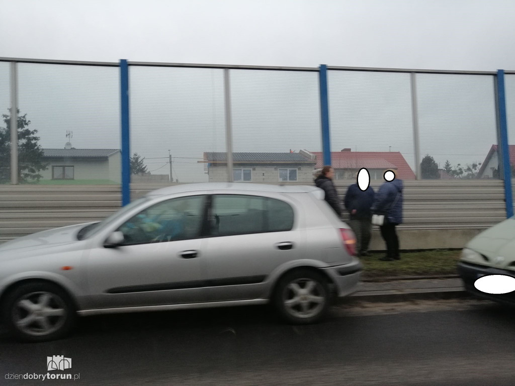 Kolizja przy Szosie Lubickiej