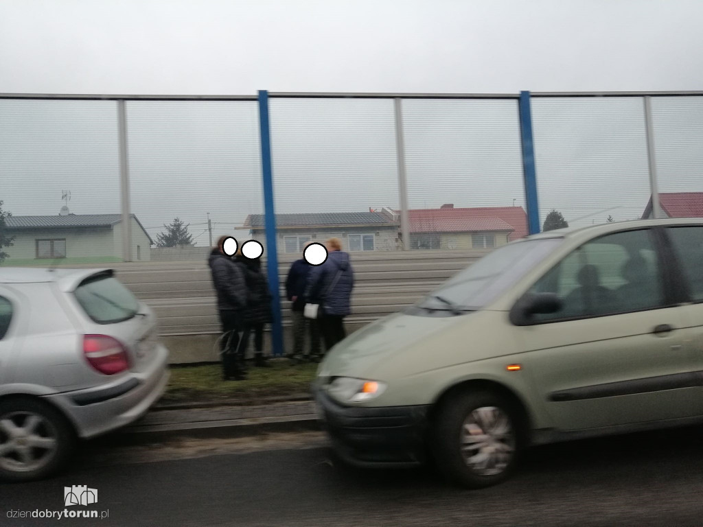 Kolizja przy Szosie Lubickiej