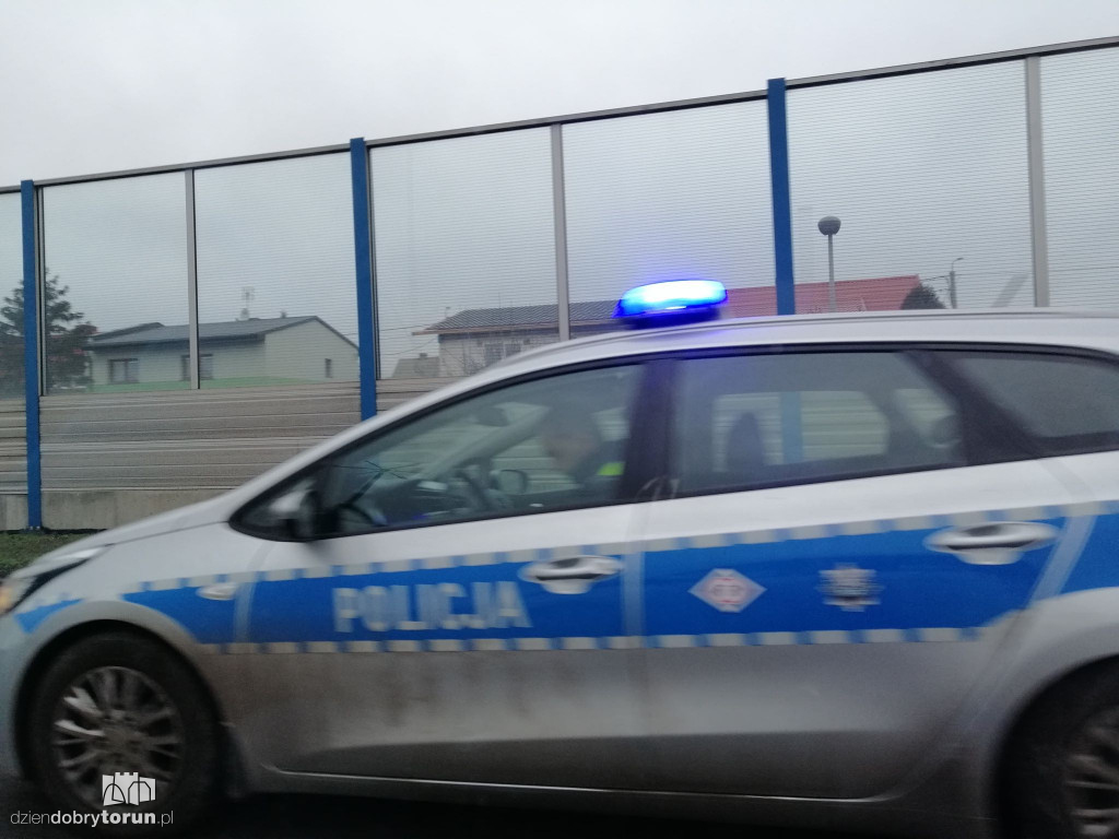 Kolizja przy Szosie Lubickiej