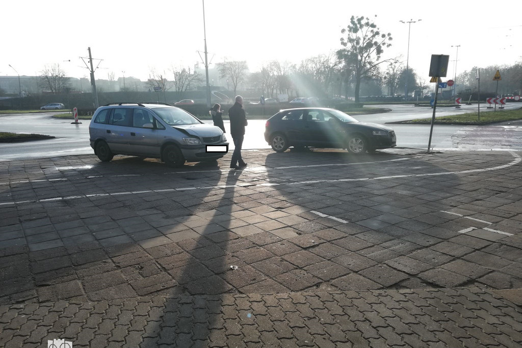 Kolizja na placu Niepodległości