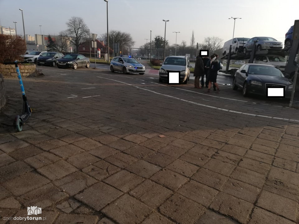 Kolizja na placu Niepodległości