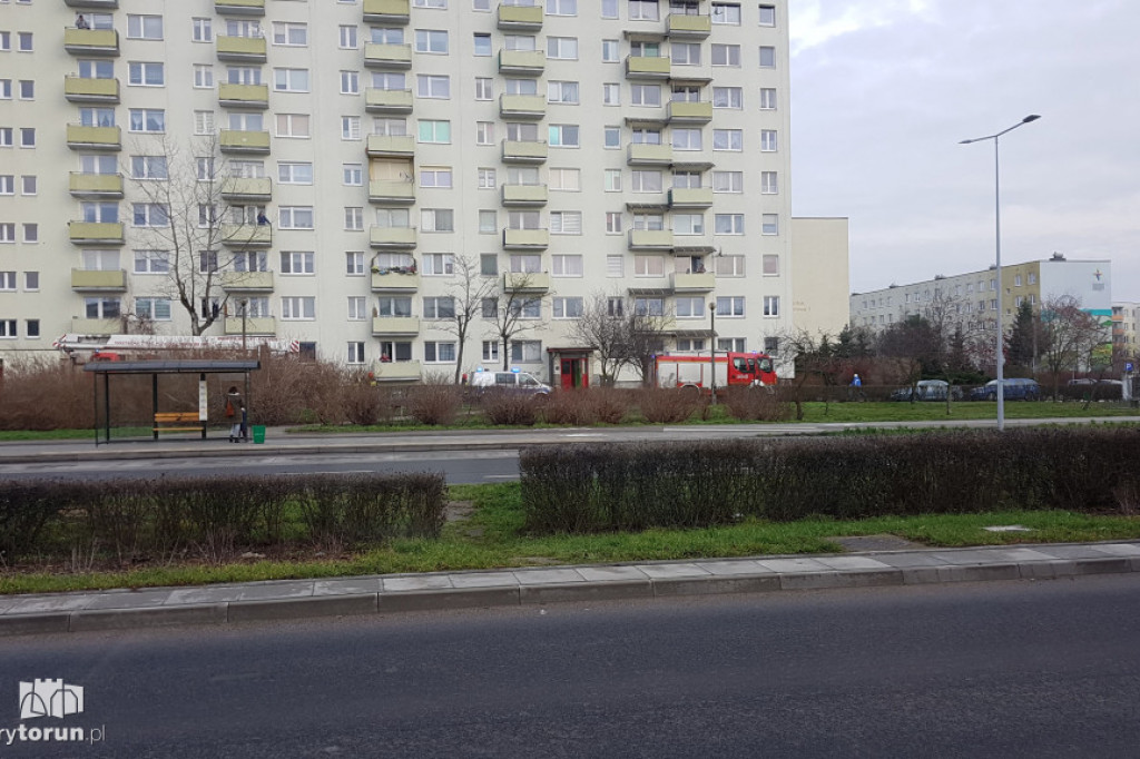 Akcja straży i policji przy Ligi Polskiej 5