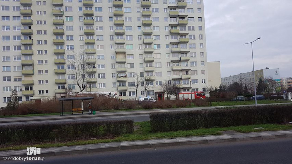 Akcja straży i policji przy Ligi Polskiej 5