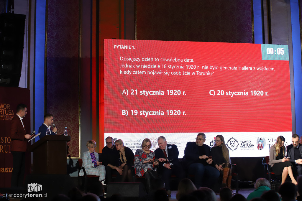 Quiz wiedzy o Toruniu w Dworze Artusa