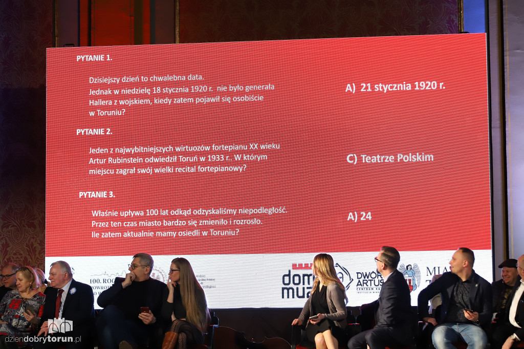 Quiz wiedzy o Toruniu w Dworze Artusa