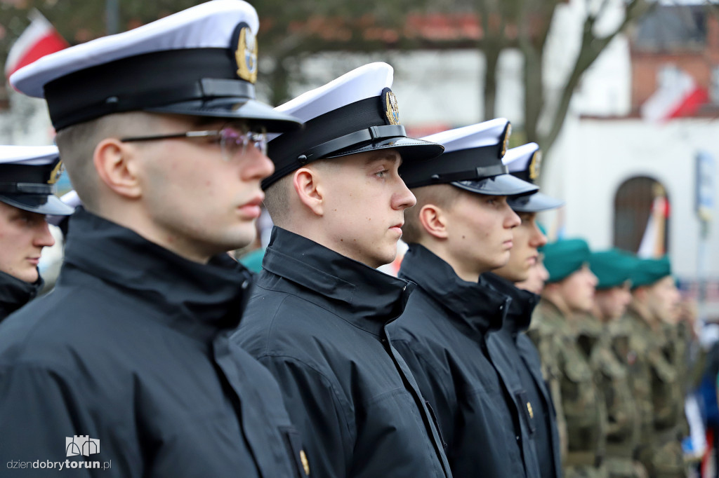 Rekonstrukcja powitania polskich żołnierzy