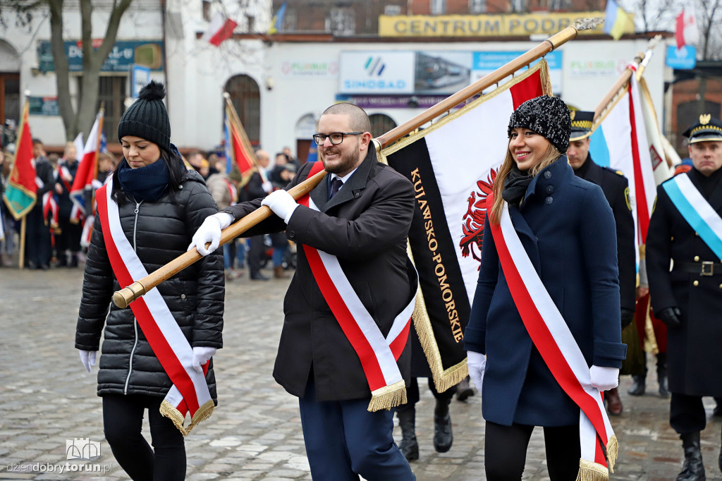 Rekonstrukcja powitania polskich żołnierzy