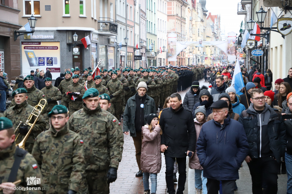 Przemarsz wojsk na Rynek Staromiejski