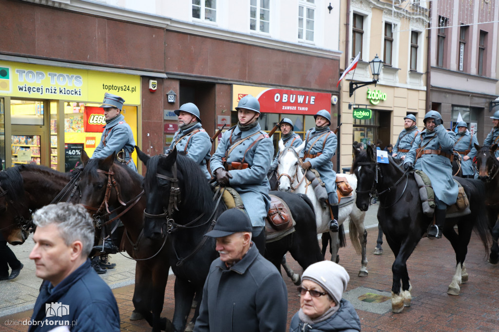 Przemarsz wojsk na Rynek Staromiejski