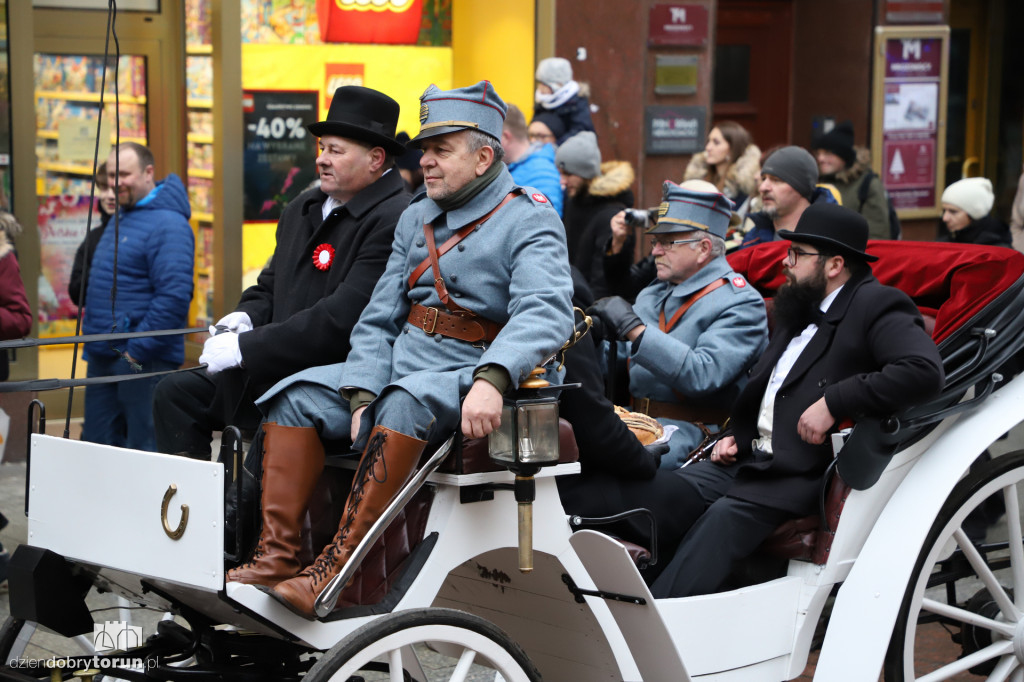 Przemarsz wojsk na Rynek Staromiejski