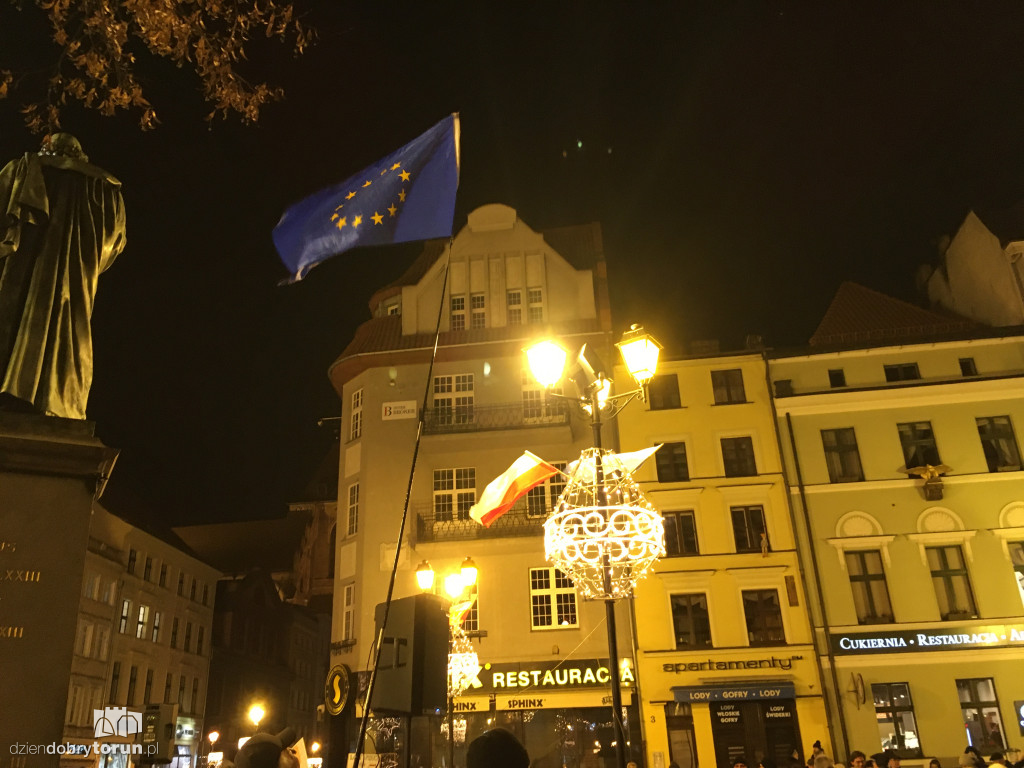 Protest KOD w Toruniu!