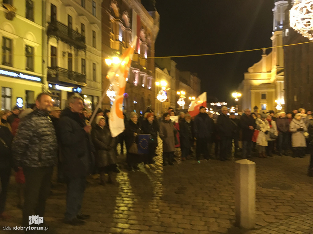 Protest KOD w Toruniu!