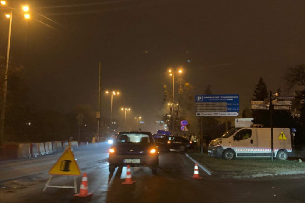Groźny wypadek w centrum miasta