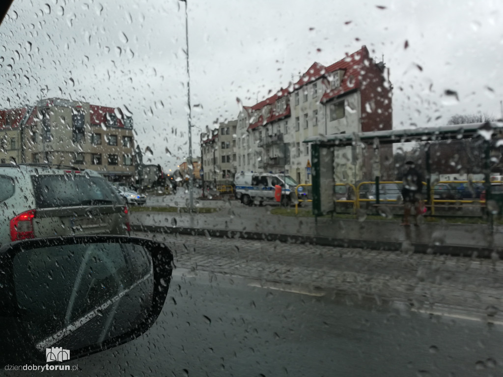 Potrącenie pieszej przy Szosie Chełmińskiej