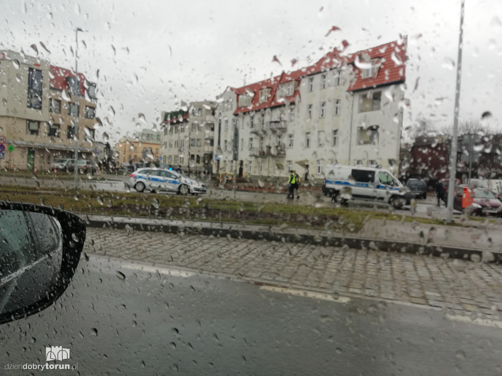 Potrącenie pieszej przy Szosie Chełmińskiej