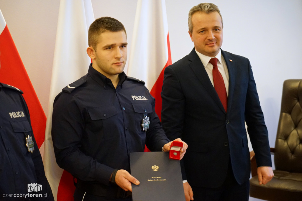 Policjant z Torunia spotkał się z wojewodą
