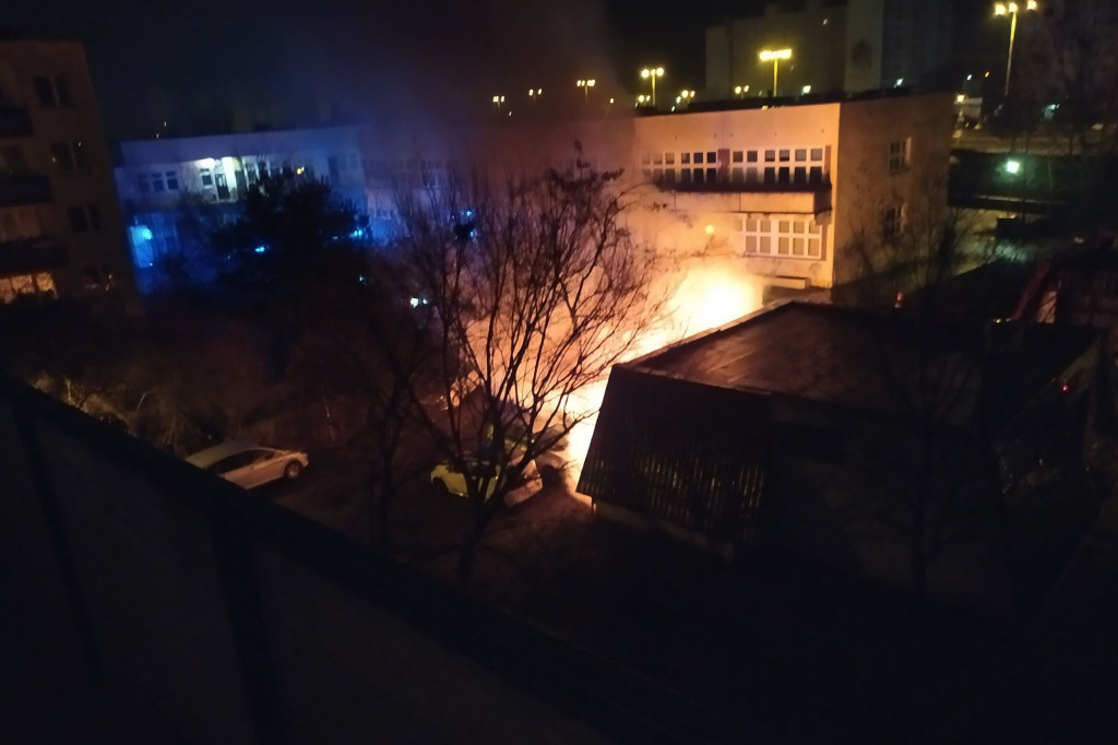 Fatalny pożar aut Na Skarpie!