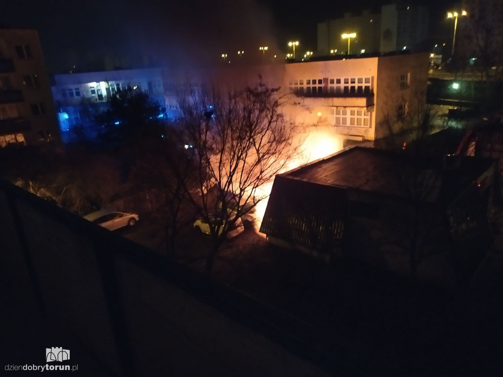 Fatalny pożar aut Na Skarpie!