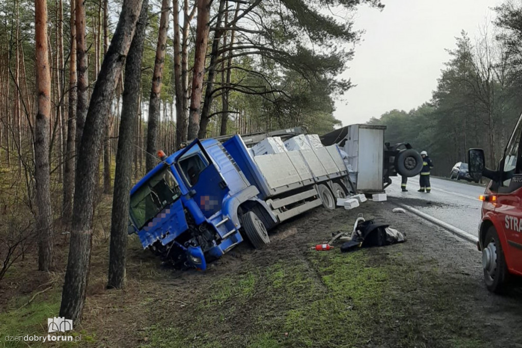 Wypadek w Emilianowie na DK10