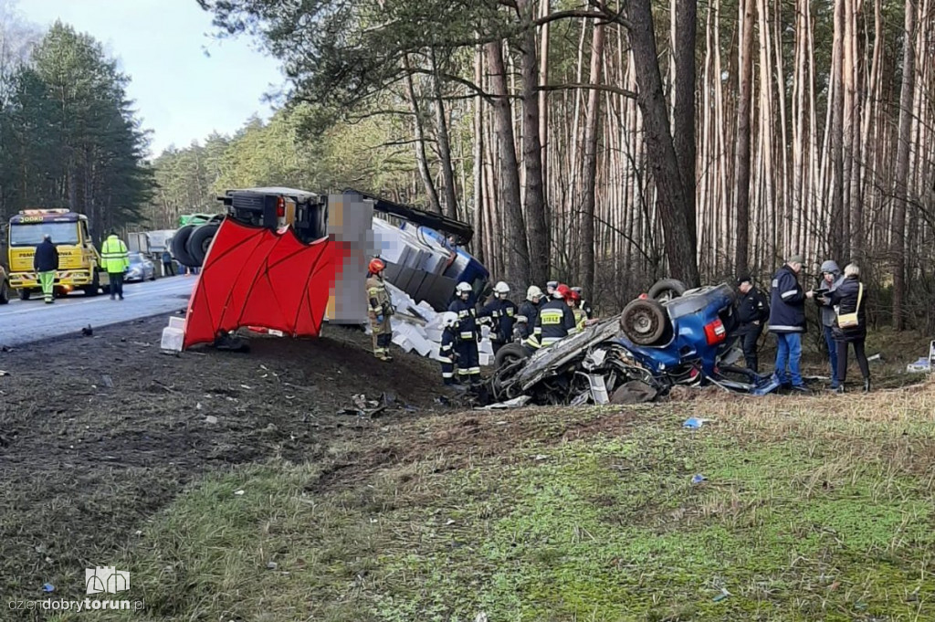 Wypadek w Emilianowie na DK10