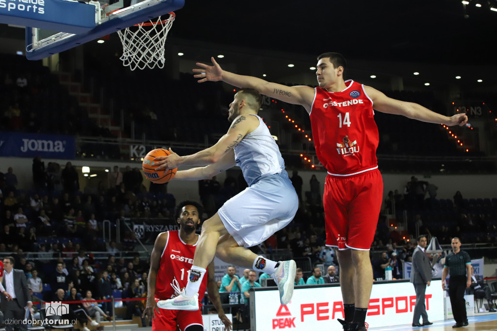 Polski Cukier Toruń 70:75 Filou Oostende