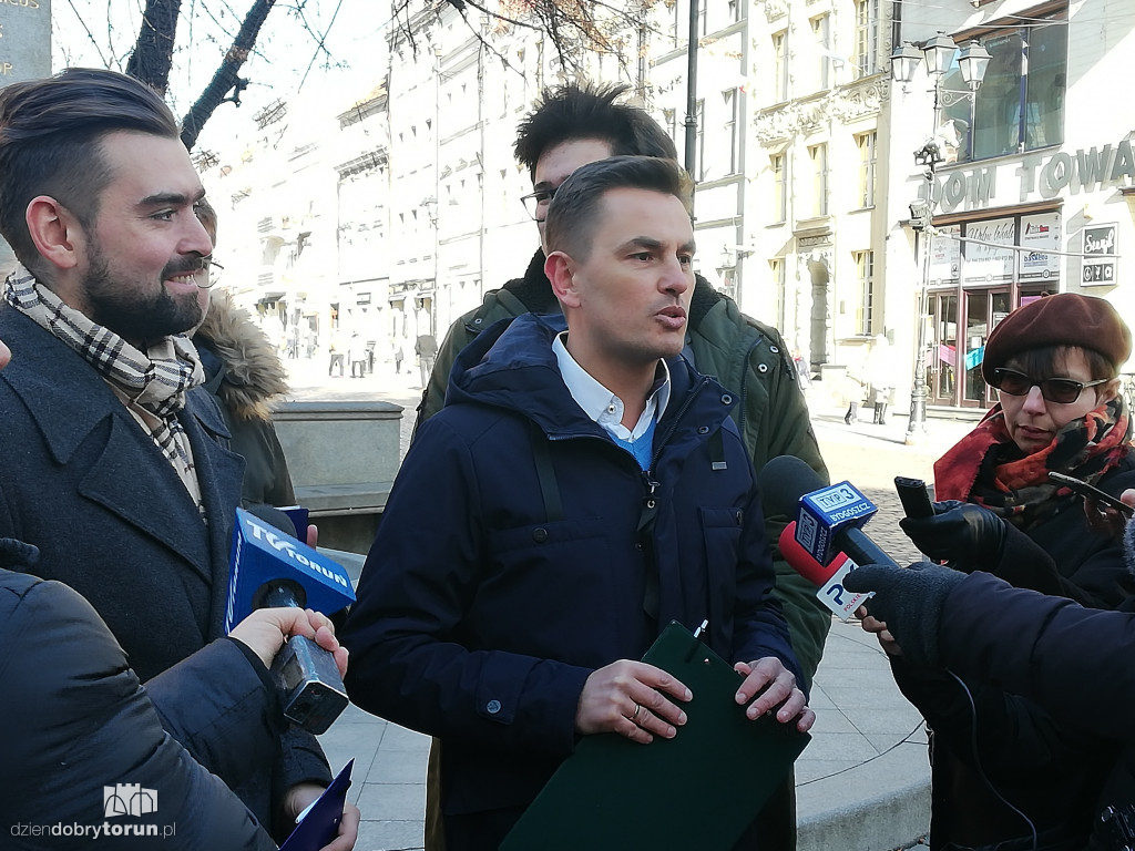 Konferencja prasowa Arkadiusza Myrchy