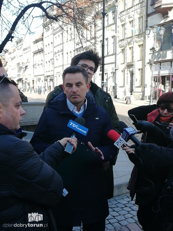 Konferencja prasowa Arkadiusza Myrchy