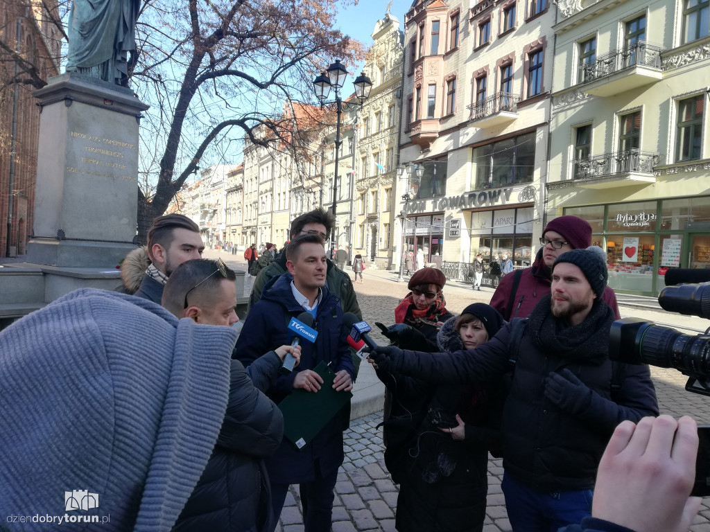 Konferencja prasowa Arkadiusza Myrchy