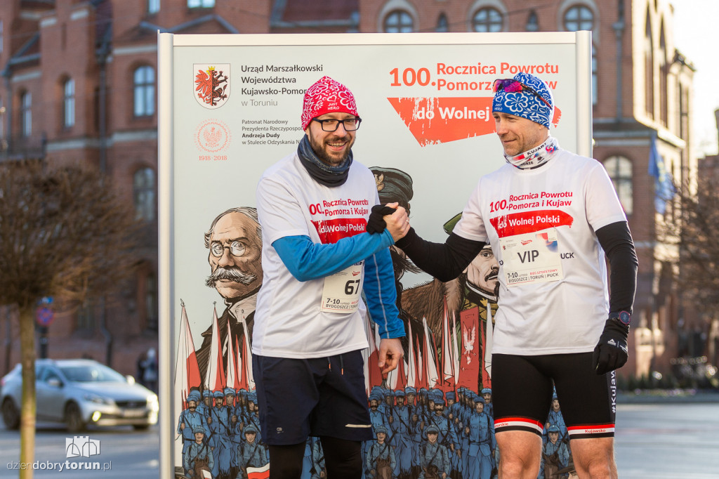 Przebiegną 240 kilometrów! Z Torunia do Pucka!