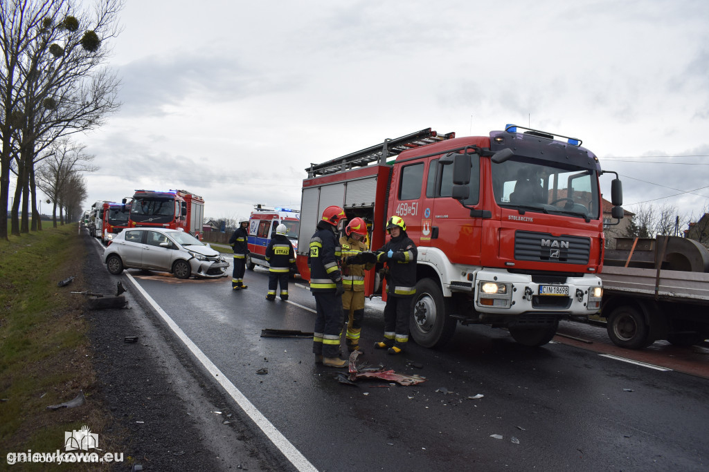 Groźny wypadek niedaleko Torunia
