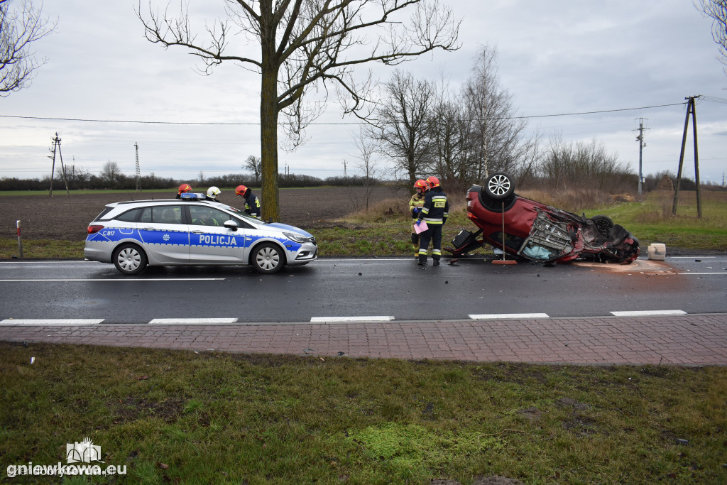 Groźny wypadek niedaleko Torunia