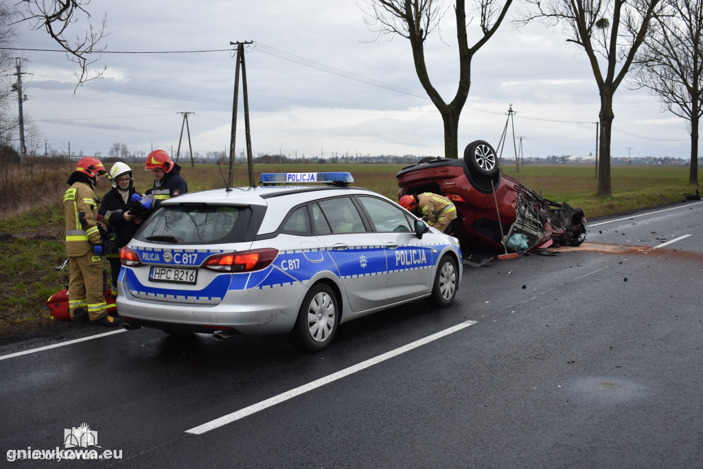 Groźny wypadek niedaleko Torunia