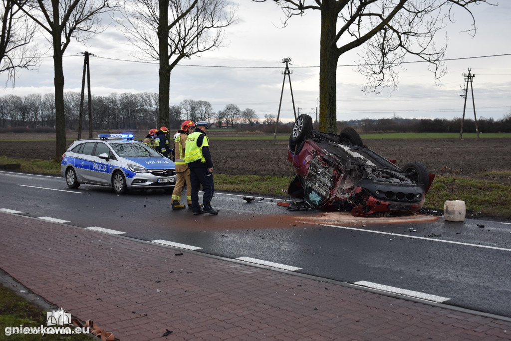 Groźny wypadek niedaleko Torunia