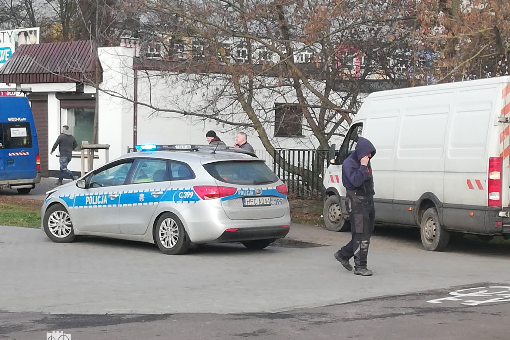 Kolizja dwóch aut Przy Kaszowniku