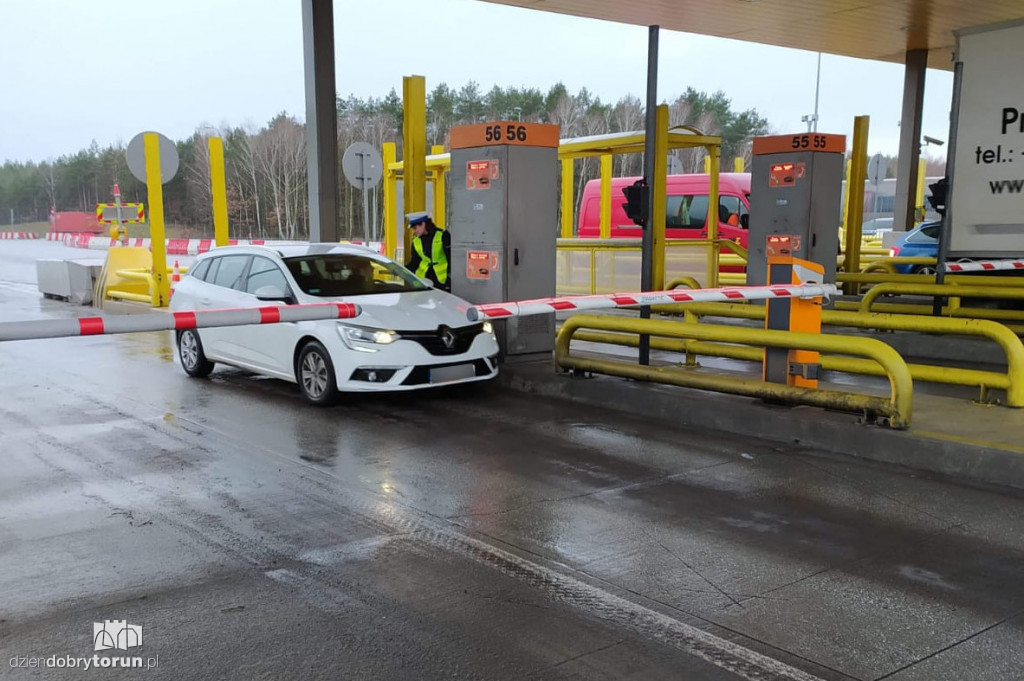 Akcja toruńskiej drogówki na A1