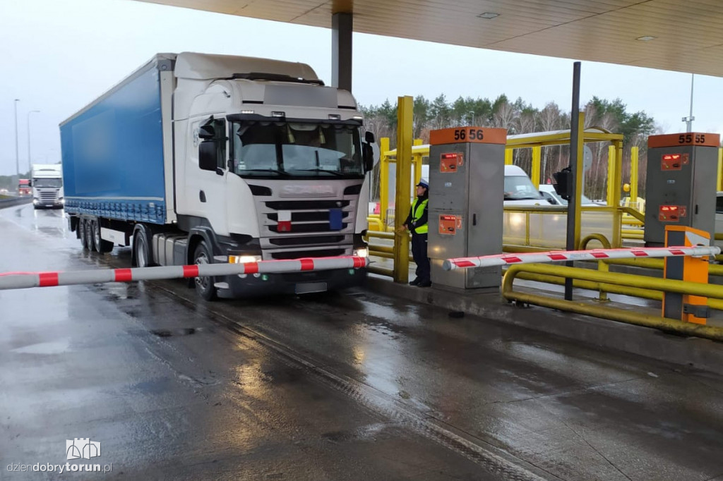 Akcja toruńskiej drogówki na A1
