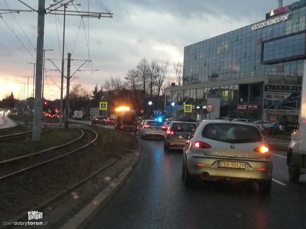 Groźna kolizja przy ul. Kościuszki