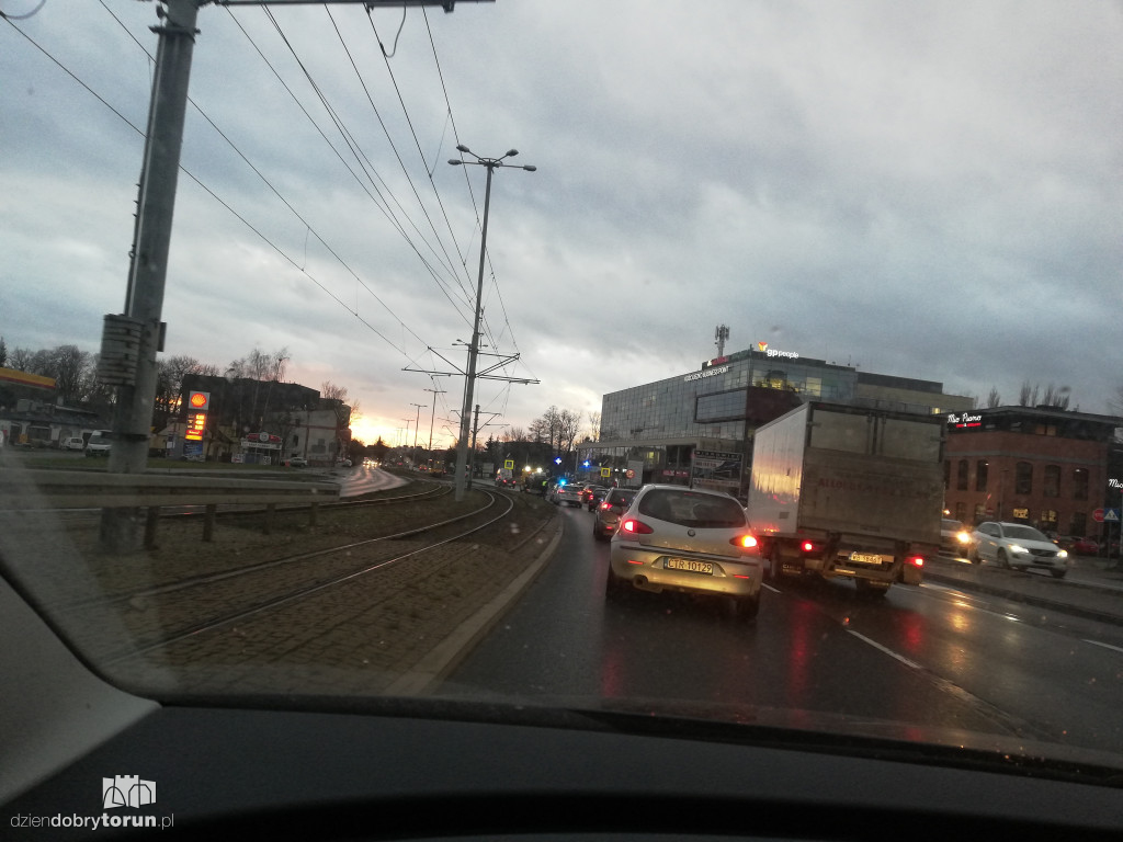 Groźna kolizja przy ul. Kościuszki
