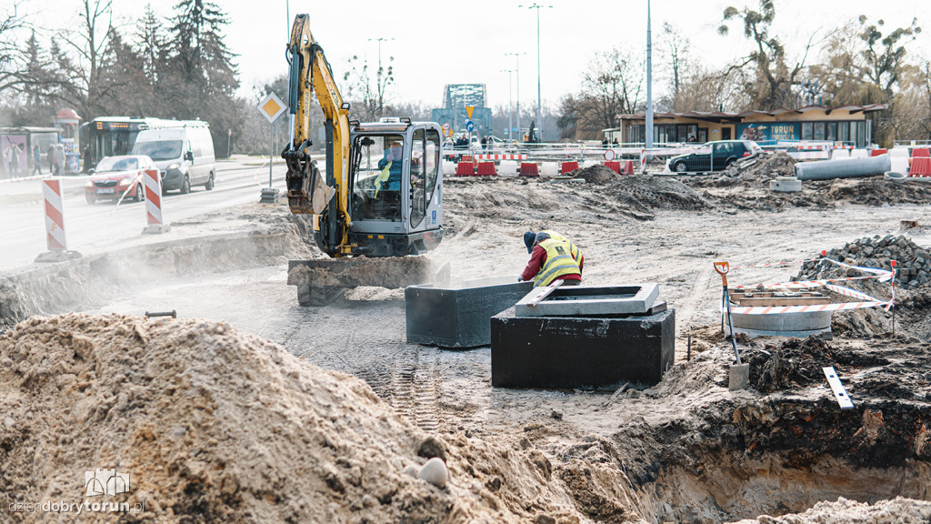 Toruń: remont w rejonie Placu Rapackiego