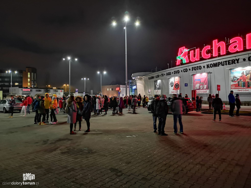 Ewakucja w jednej z toruńskich galerii handlowych