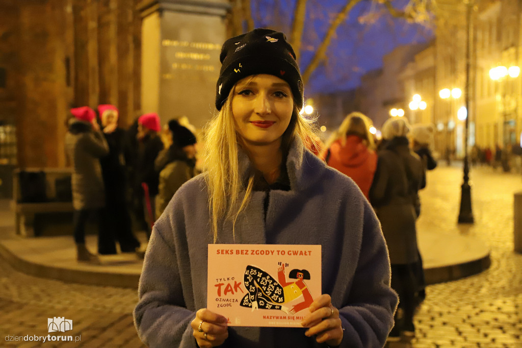 Protestowały przeciw przemocy wobec kobiet