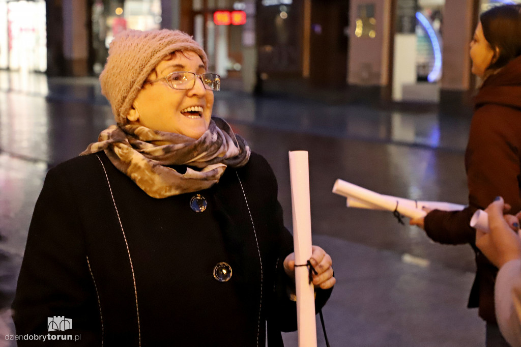 Młodzież Wszechpolska rozdawała plakaty