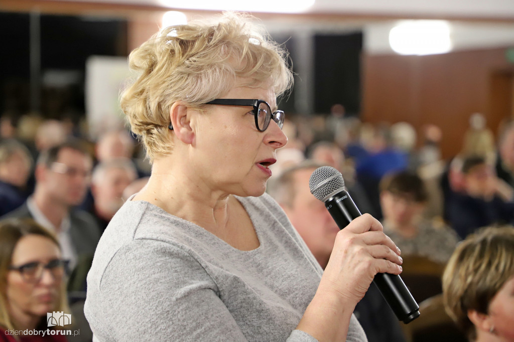 Spotkanie prezydenta Torunia z mieszkańcami Rudaka