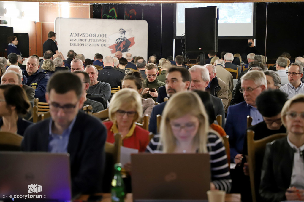 Spotkanie prezydenta Torunia z mieszkańcami Rudaka