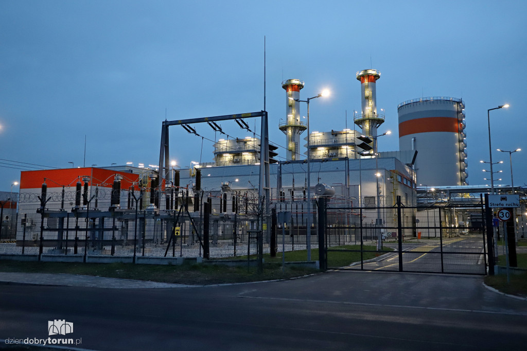 Nocne zwiedzanie elektrociepłowni PGE w Toruniu