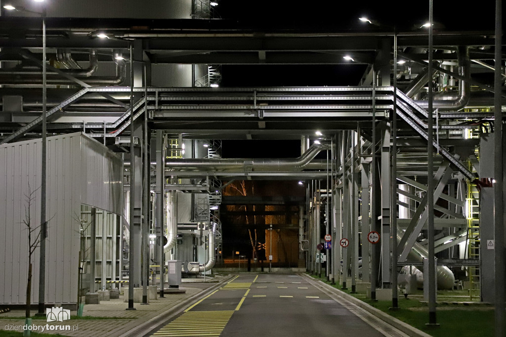 Nocne zwiedzanie elektrociepłowni PGE w Toruniu